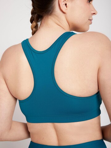SPORTKIND Bustier Sport bh 'Wide Straps' in Groen