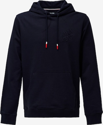 Salsa Jeans Sweatshirt in Blauw: voorkant