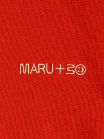Maru + Bo Sweatshirt 'EMBROIDERED LOGO SWEATSHIRT'‌‌‌‌‌‌‌ in Rot