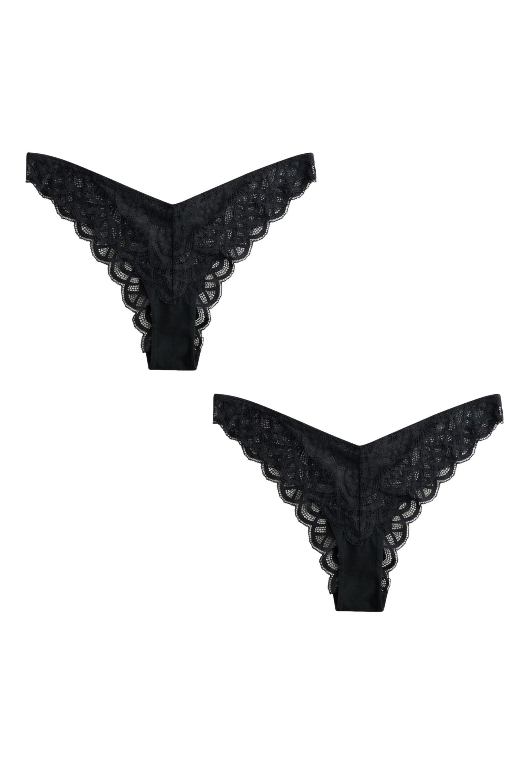 Slip Next en noir : devant