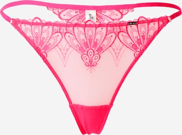 Lindex - Tanga 'Bella' en rosa: frente