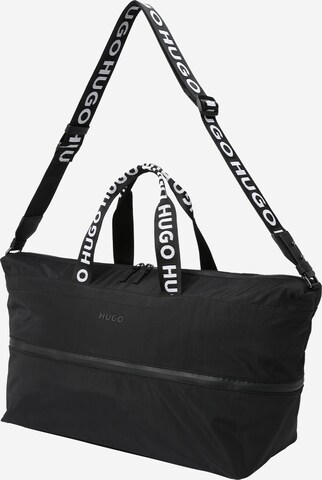 HUGO - Weekend bag 'Luka Holdall' em preto