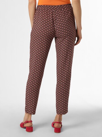 Marie Lund Regular Pleat-Front Pants in Red