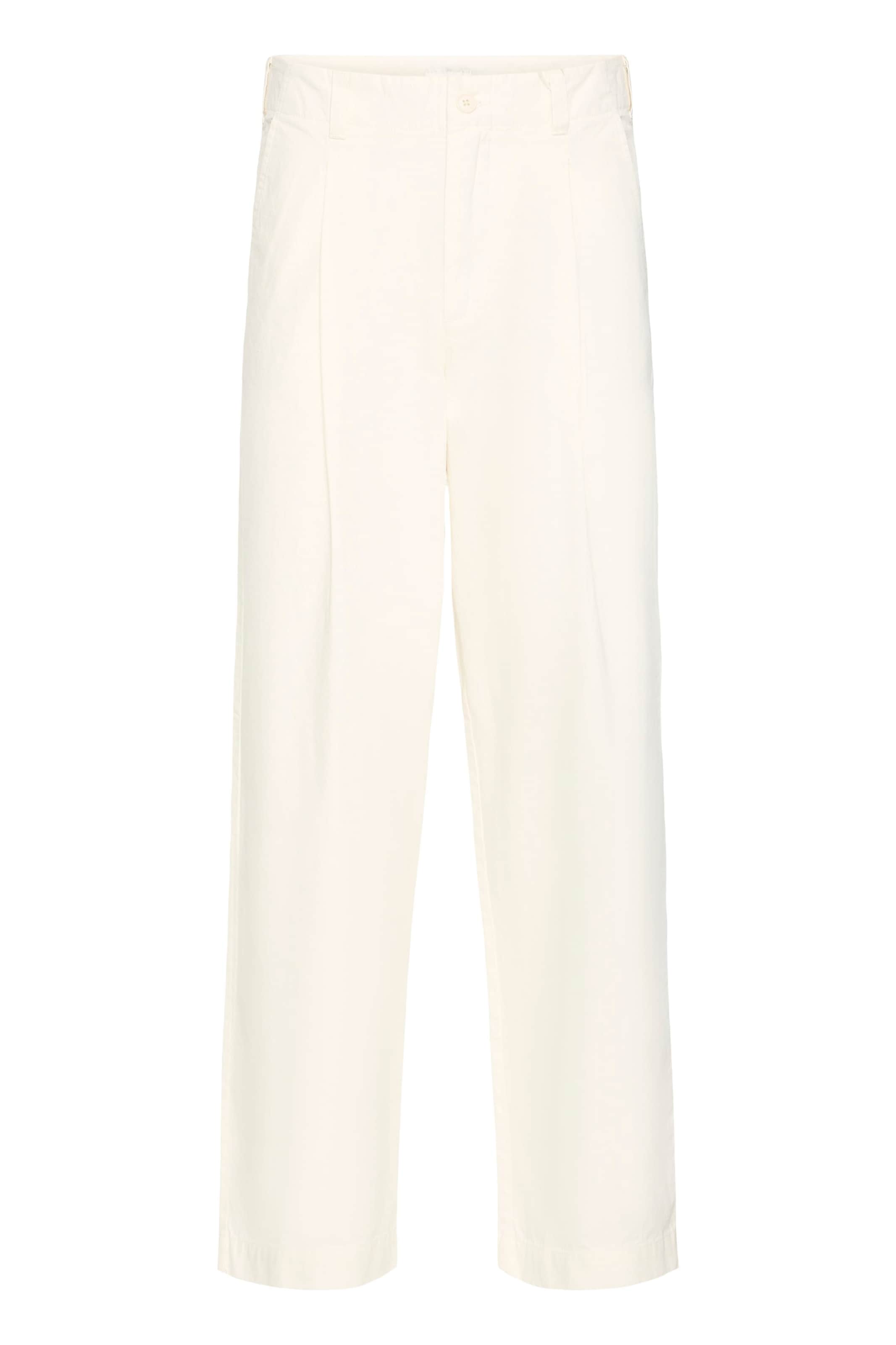 Casual Friday Chino trousers ' CFValer Pleated ' in Cream, Item view