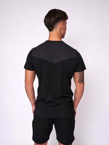 Maglietta 'Essential Grip T-Shirt' di Fortex Fitness in nero
