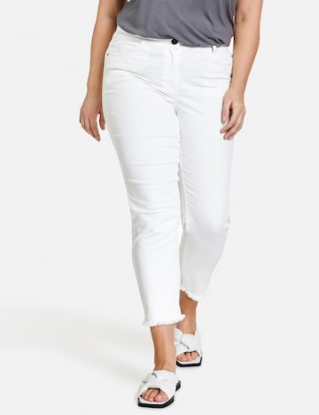 SAMOON Slim fit Jeans 'Betty' in White: front