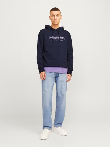 Sweat-shirt 'JJALVIS' JACK & JONES en bleu