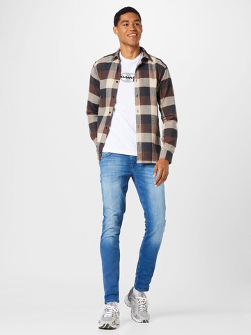 Only & SonsSlim Fit Košulja 'Gudmund' - smeđa boja