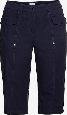 SHEEGO Regular Pants in Blue: front