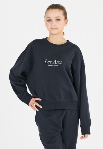 Les'Arcs Sweatshirt 'Shreya' in Blau: Vorderseite
