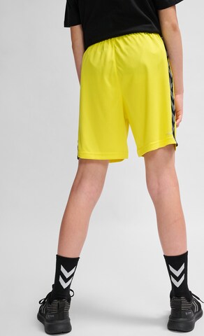 Regular Pantalon de sport 'AUTHENTIC PL ' Hummel en jaune