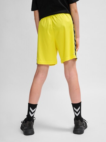 Hummel Regular Sports trousers 'AUTHENTIC PL ' in Yellow