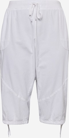 Zizzi Pants 'JEASY' in White: front