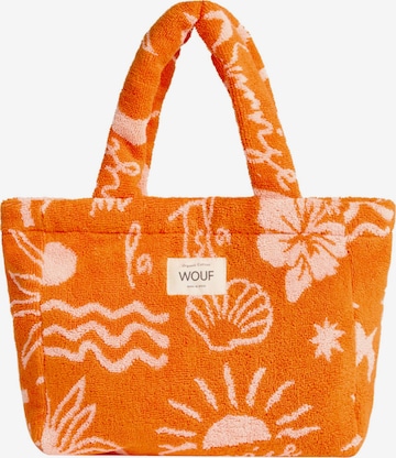 Wouf Handbag 'Terry Towel' in Orange: front