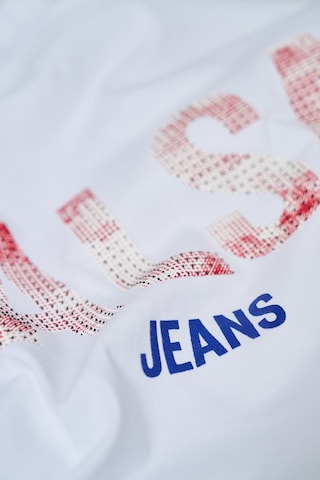 T-Shirt Salsa Jeans en blanc