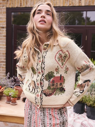 Next Strickjacke in Pink: Vorderseite