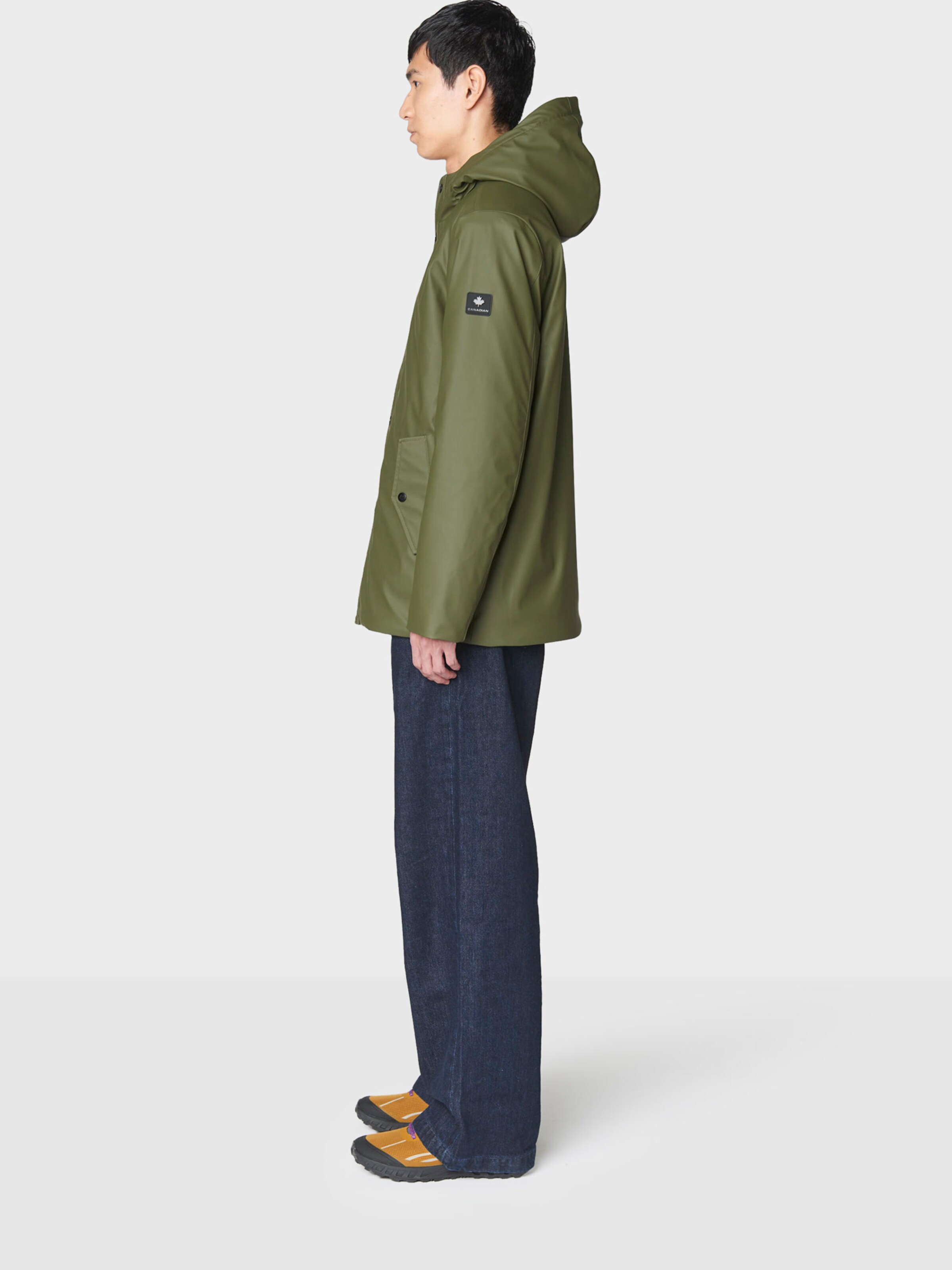 Canadian Classics Between-seasons parka 'Galahad' in Green
