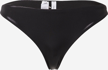 Calvin Klein Swimwear Bikini Bottoms in Black: front