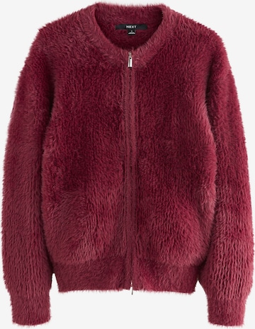 Next Neuletakki värissä punainen: etupuoli