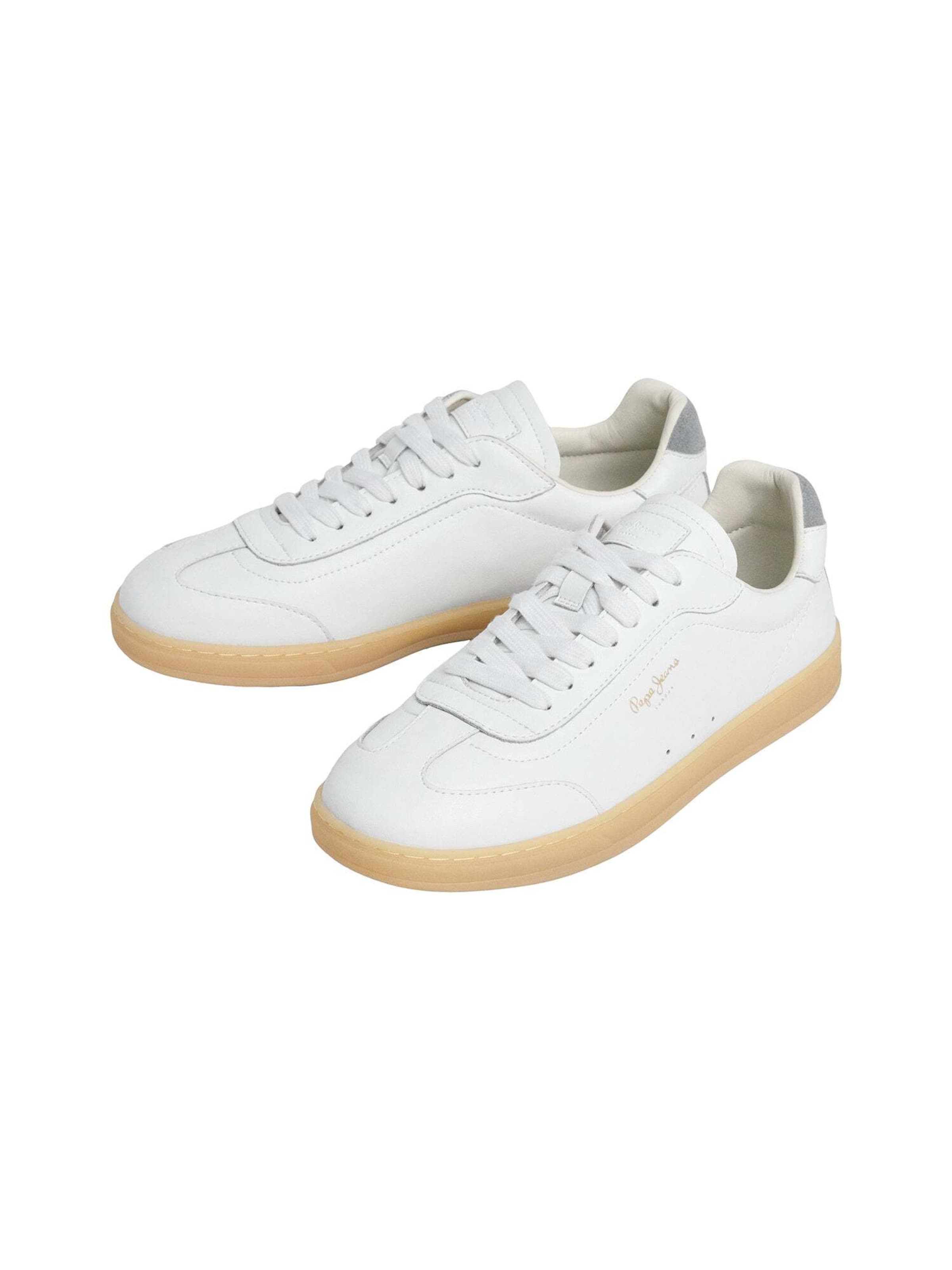 Baskets basses ' BALL PLAIN' Pepe Jeans en blanc