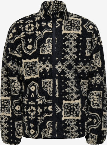 Veste en polaire 'ONSJAMES' Only & Sons en noir : devant