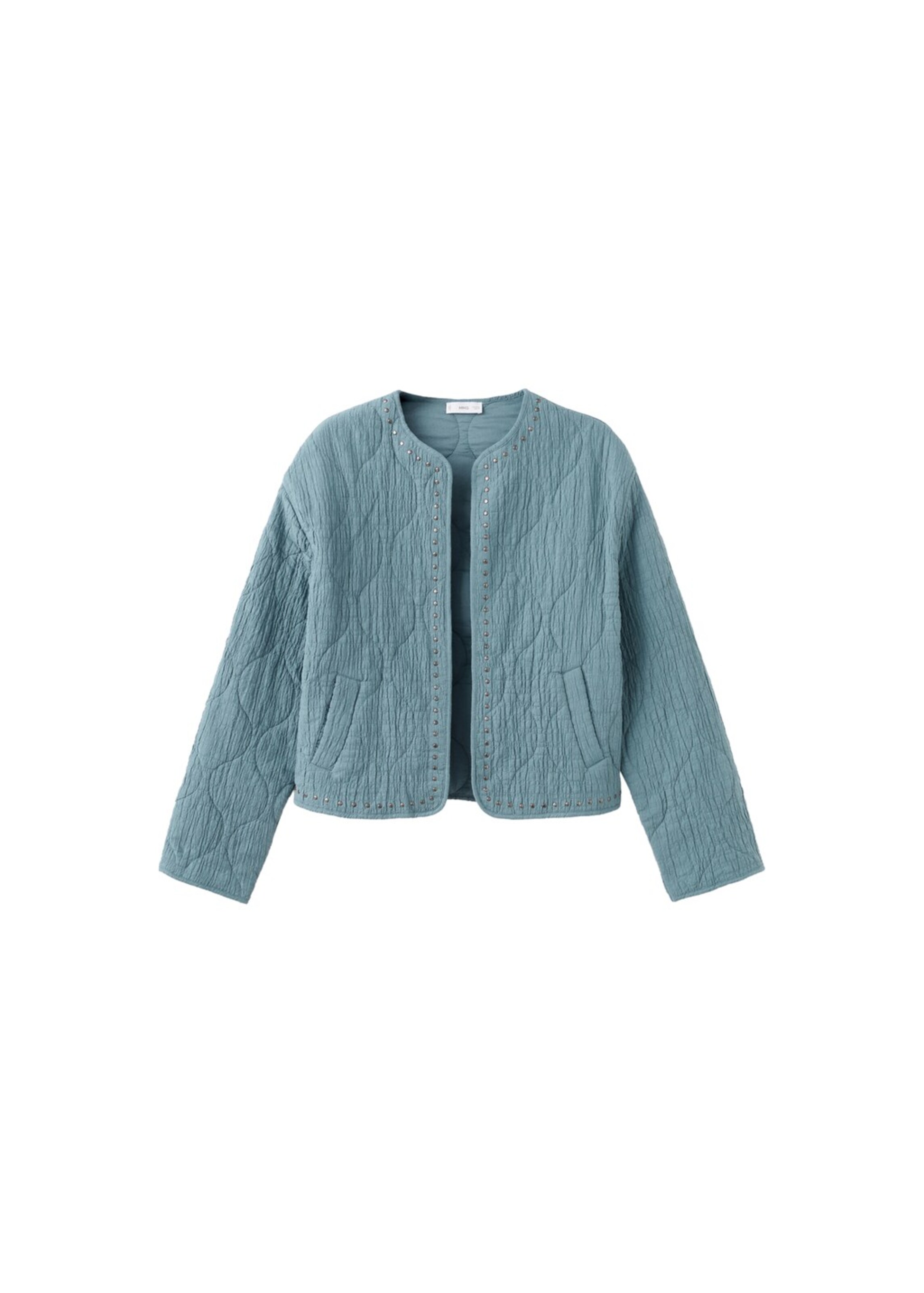 MANGO TEEN Between-Season Jacket 'Pati' in Blue: front