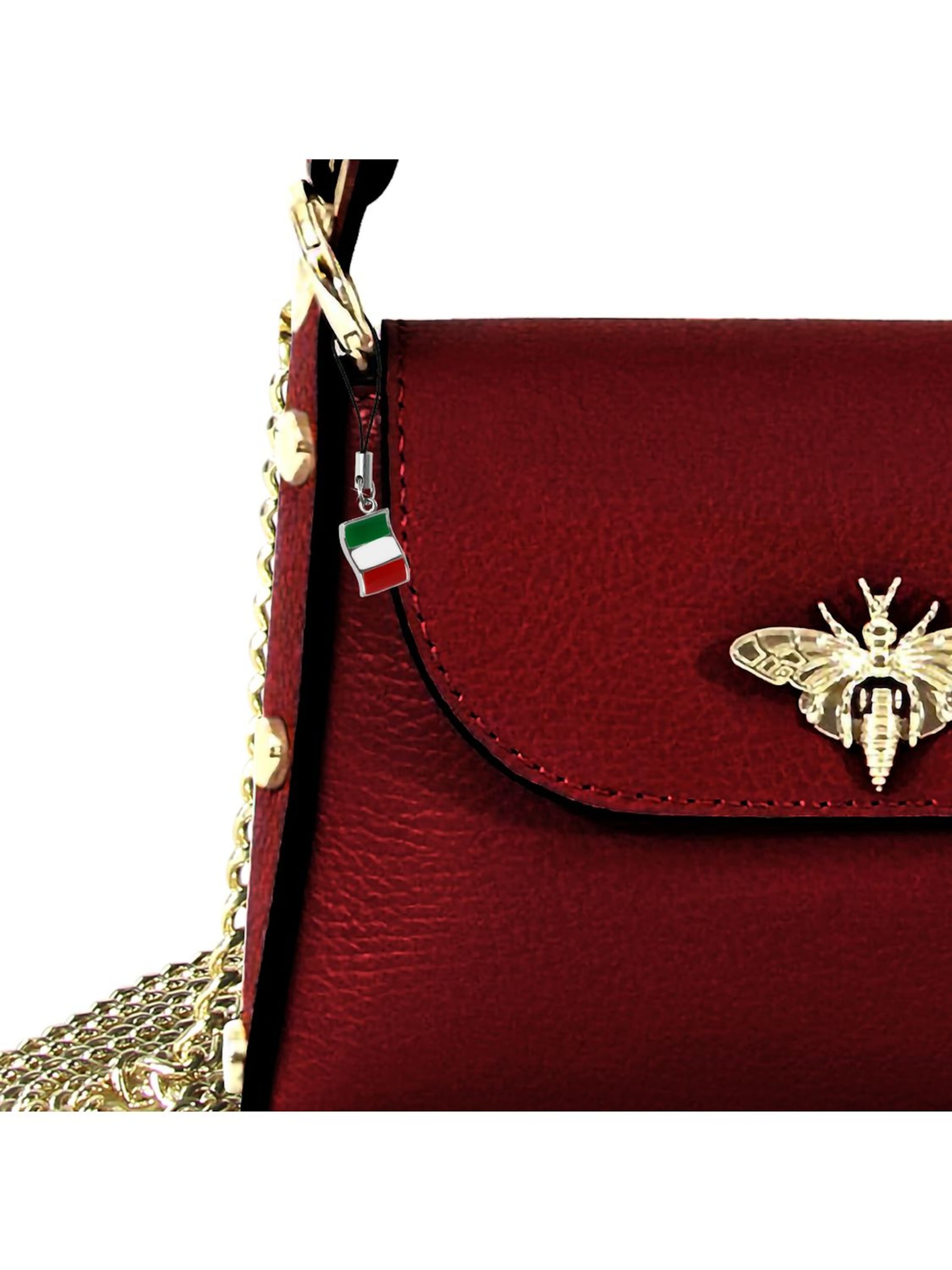 Florence Shoulder Bag in Red