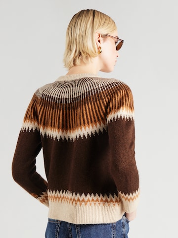Pepe Jeans Gebreid vest 'Cissy' in Bruin