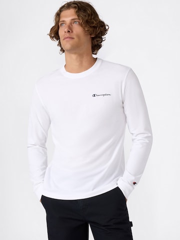 Champion Authentic Athletic Apparel Тениска в бяло: отпред