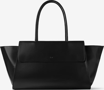 L37 HANDMADE SHOES Handtasche 'MIDNIGHT CITY LIGHTS' in Schwarz: Vorderseite