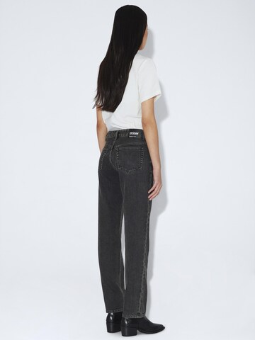 Dr. Denim Slimfit Jeans 'Straw Mid Slim' in Zwart