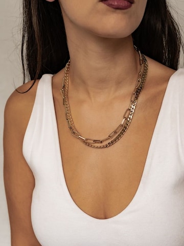 Hey Happiness Kette 'Chunky' in Gold: Vorderseite