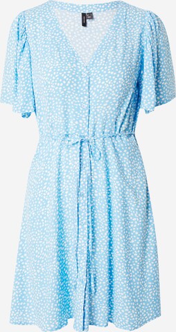 VERO MODA Shirt dress 'ALBA' in Blue: front