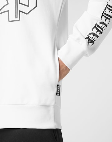 Philipp Plein Sweatshirt 'Gothic Plein' in Weiß