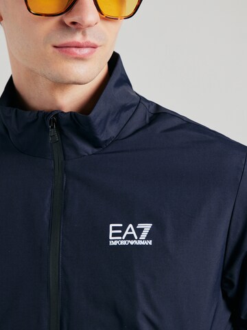 EA7 Emporio Armani Tussenjas 'Core Identity' in Blauw
