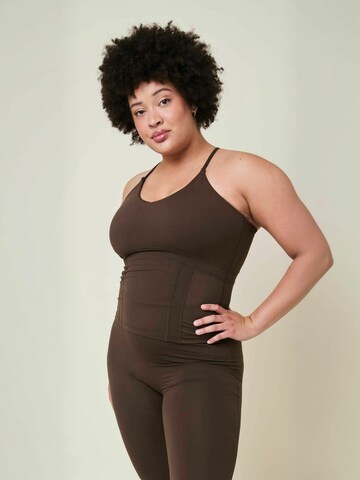 Copenhagen Cartel Top ' Adorn ' in Brown: front