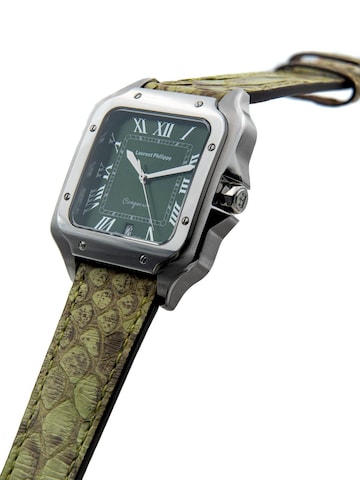 Laurent Philippe Analog watch 'Conqueror Emerald – Toxic Lizard' in Green