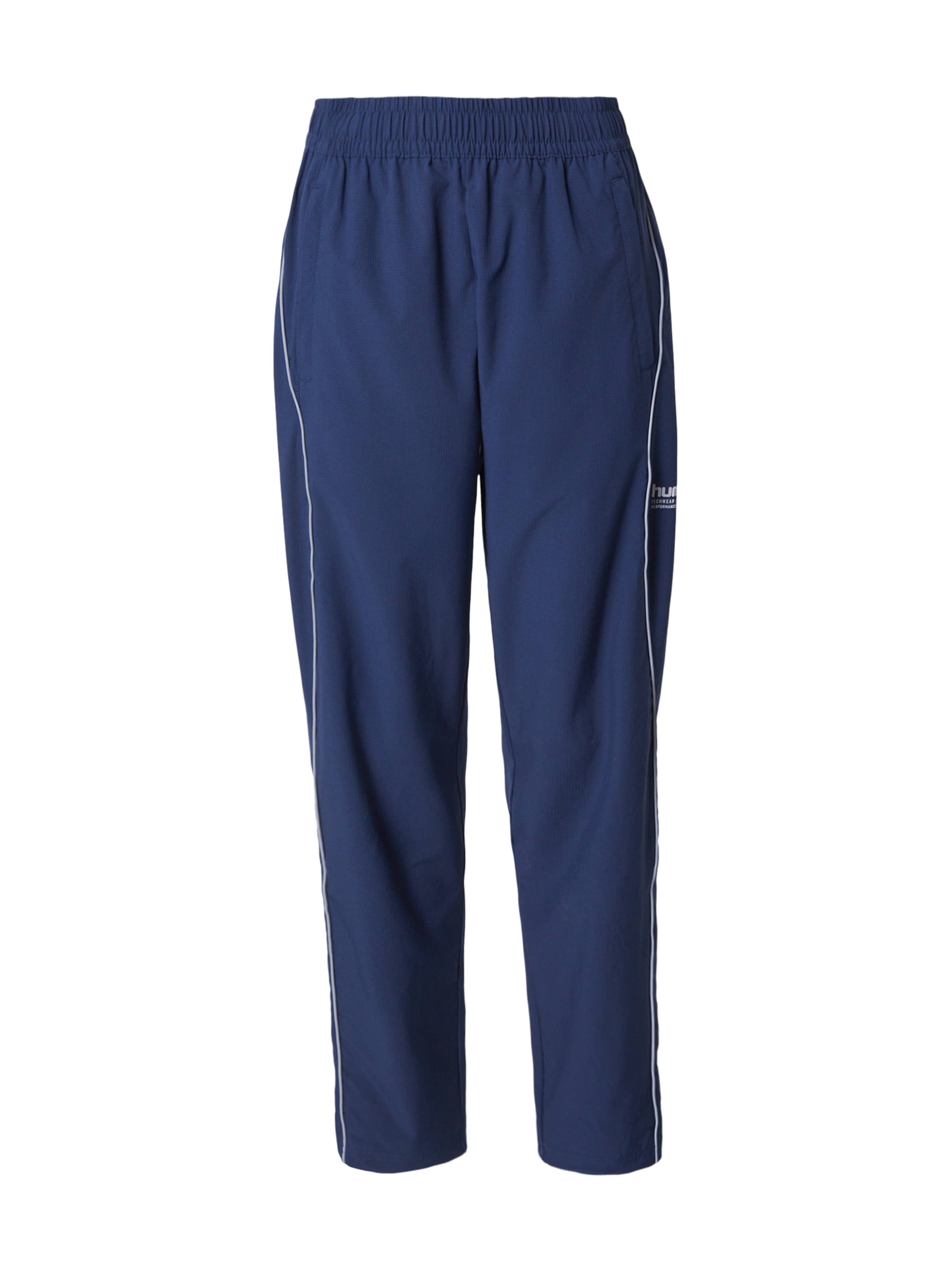 Hummel Regular Sportbroek 'Pulse' in Blauw: voorkant