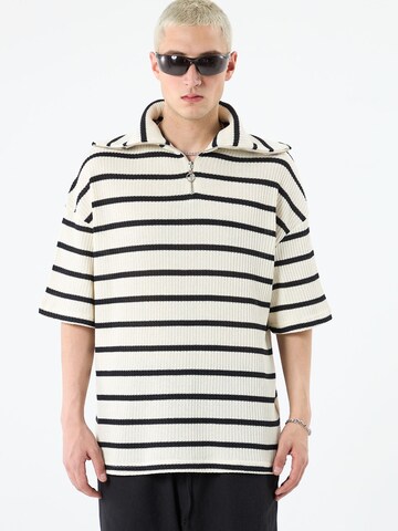 VAMOS CLO T-shirt 'Mineral Wells' i vit: framsida