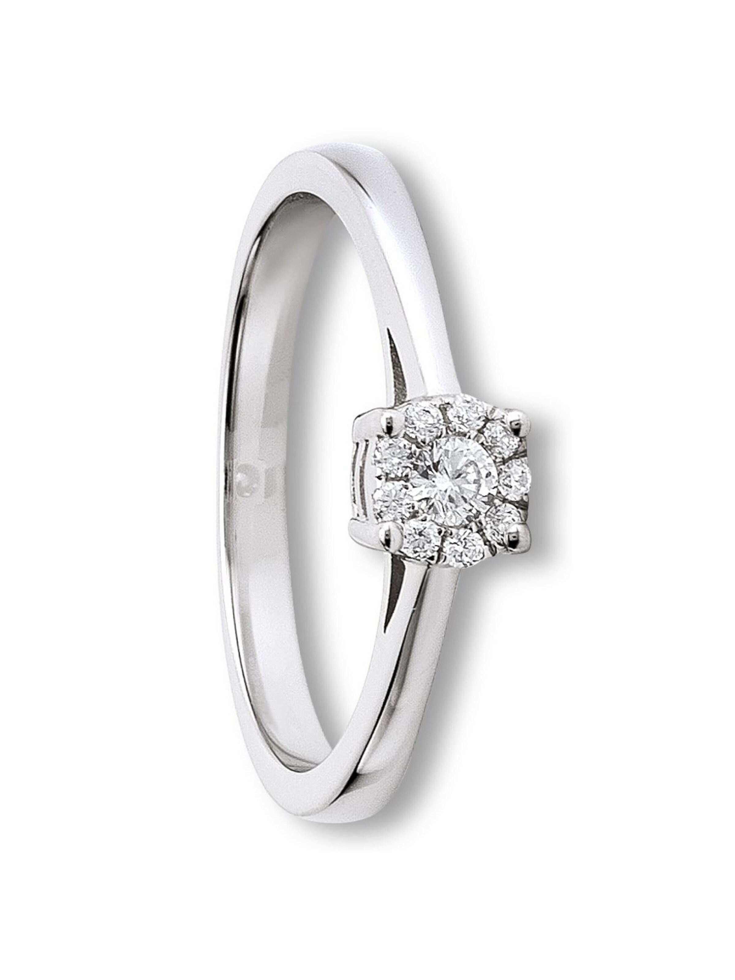 ONE ELEMENT Ring in Silber: Vorderseite