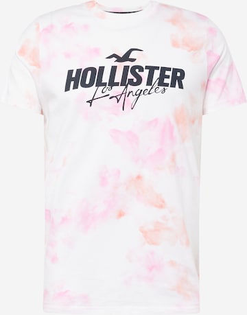 HOLLISTER Μπλουζάκι σε ροζ: μπροστά
