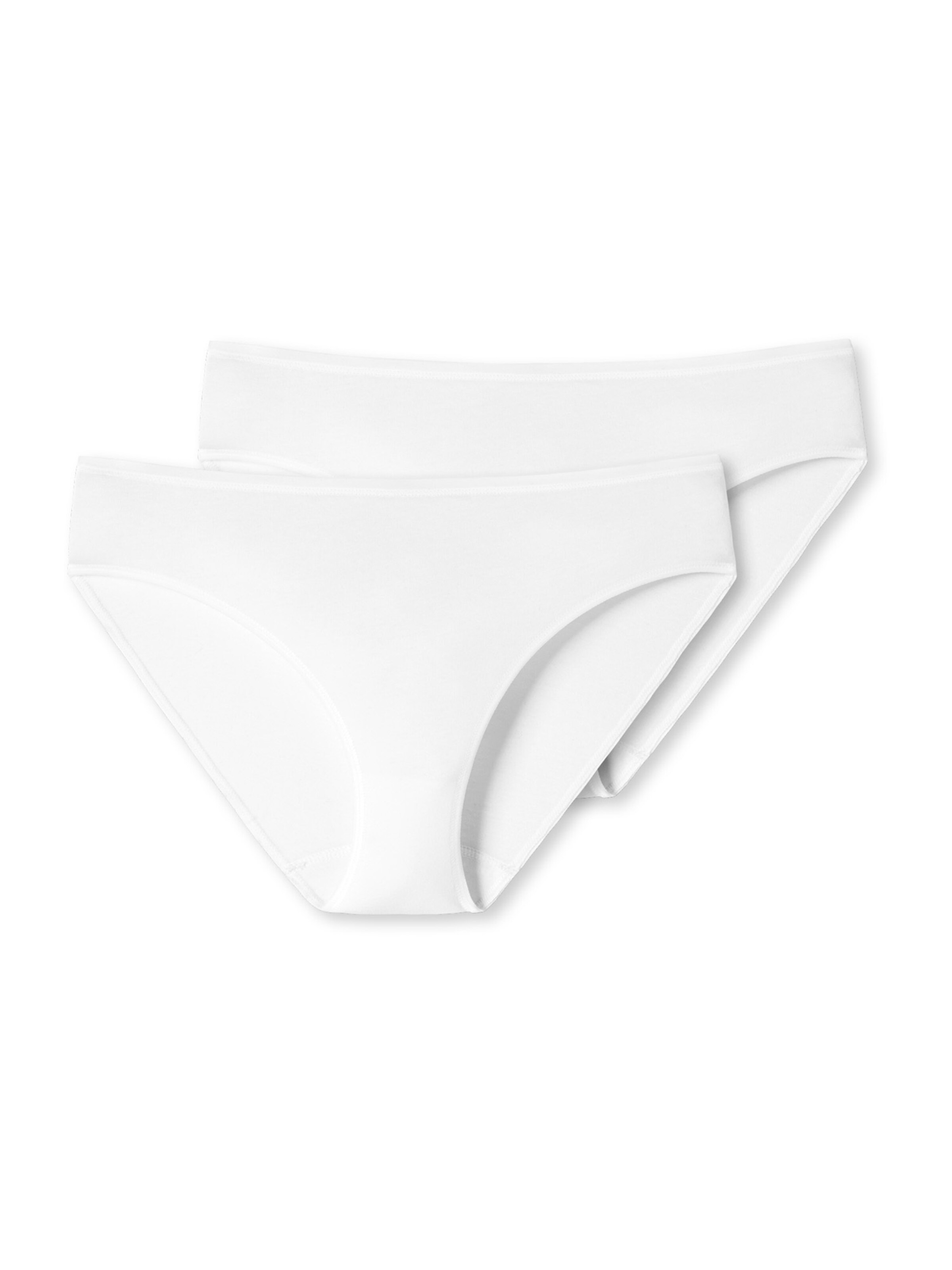 SCHIESSER Slip ' 95/5 ' in Weiß: Vorderseite