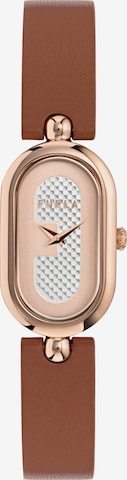 FURLA Analog watch in Brown: front