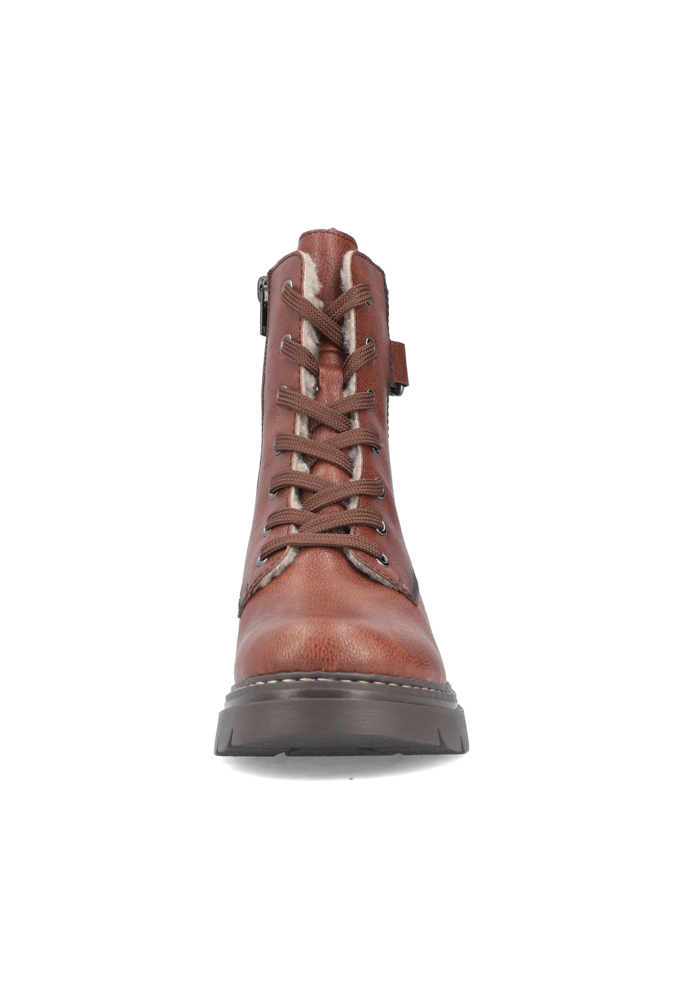 Rieker - Botines con cordones en marrón