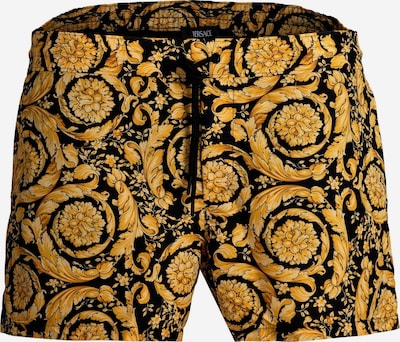 VERSACE Shorts de bain en S en jaune / noir, Vue avec produit