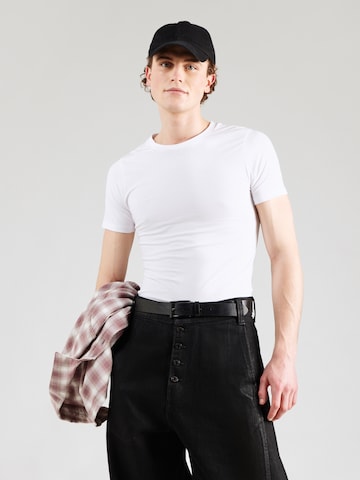 JACK & JONES Shirt 'JORMUSCLE' in Black: front