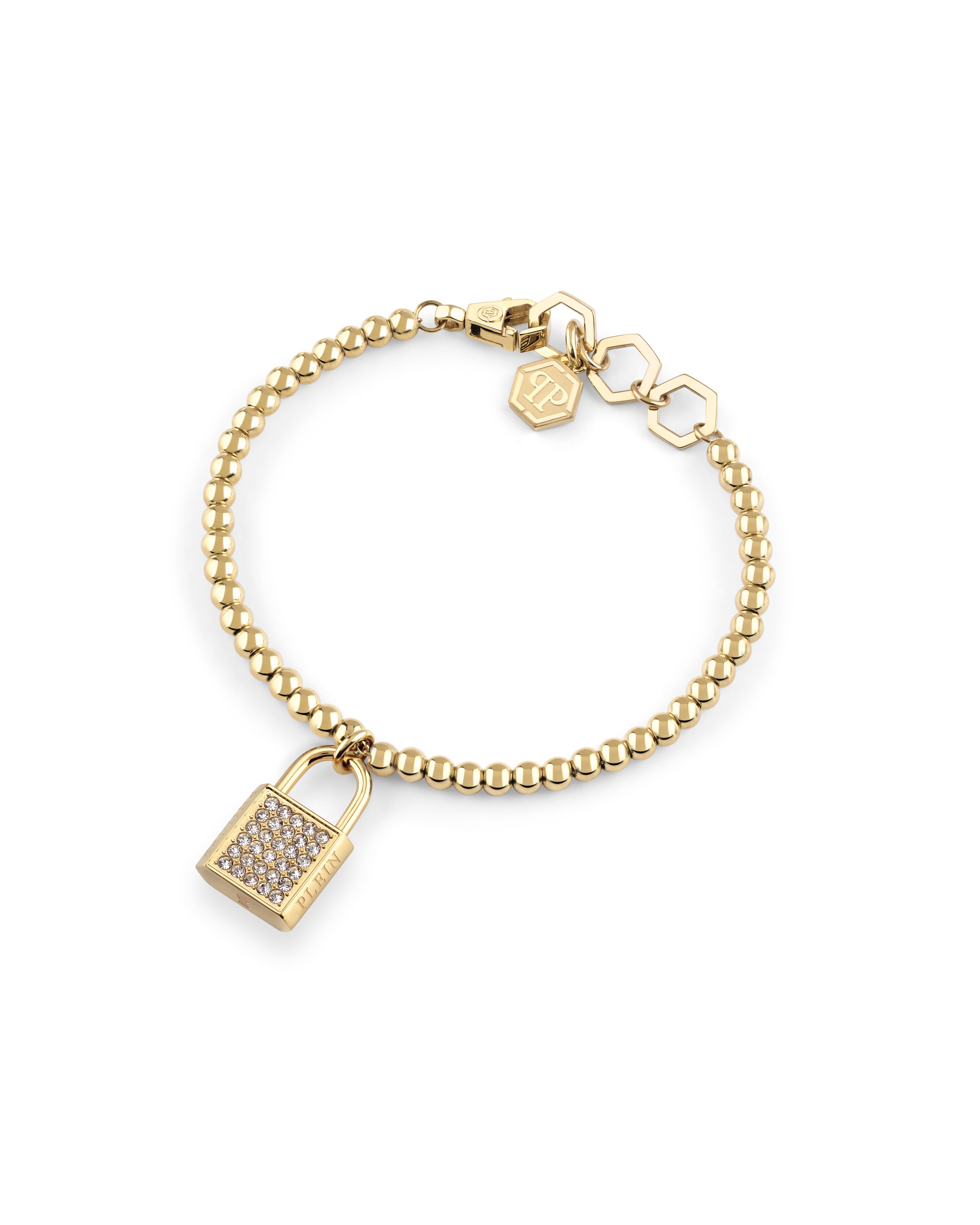 Philipp Plein Jewellery Armband 'PLEIN VALENTINE' in Goud: voorkant