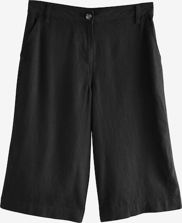 juoda Next Plačios klešnės Kelnės: priekis