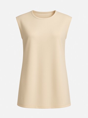 Touche Prive Kleid in Beige: Vorderseite