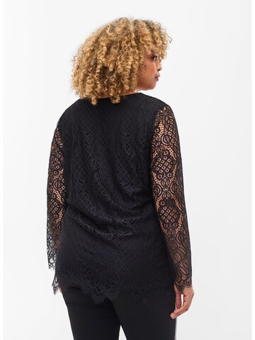 Zizzi - Blusa 'Dindy' em preto